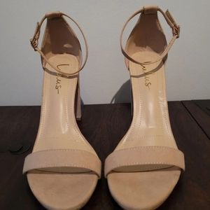 Suede Ankle Strap Heels